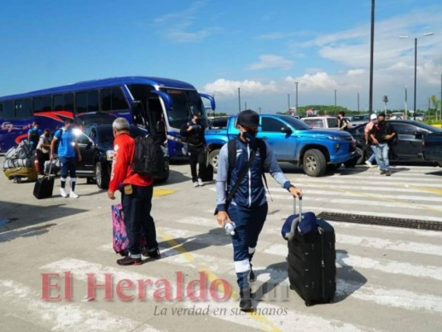 Motagua viajó este lunes a Canadá con la mira puesta en el Forge FC (Fotos)