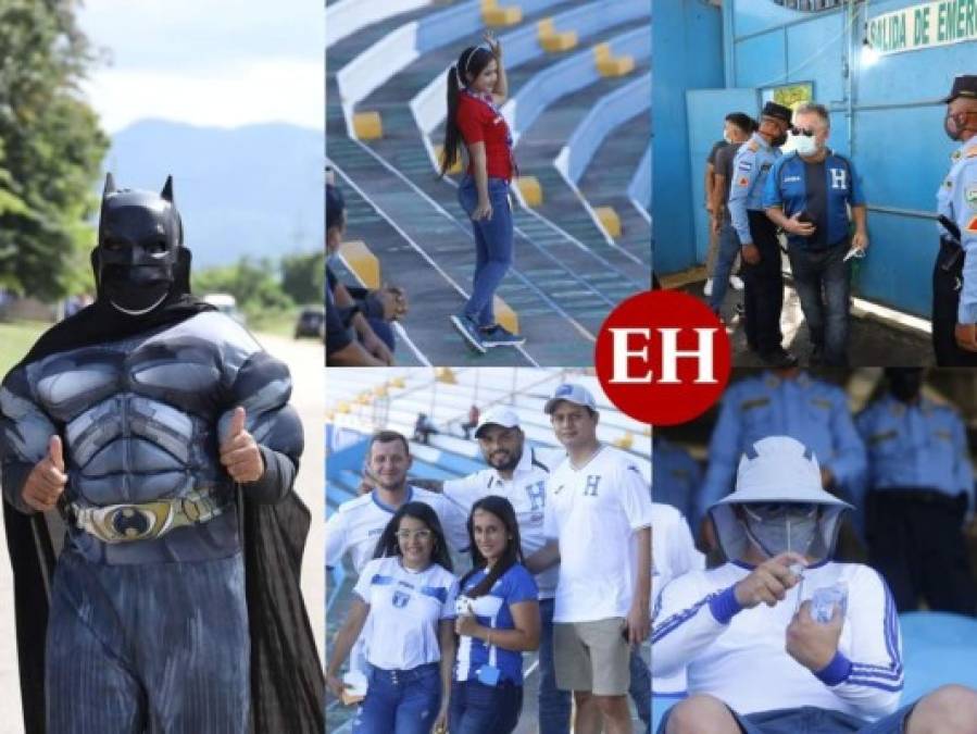 FOTOS: Ambientazo de la afición hondureña en el Olímpico de San Pedro Sula