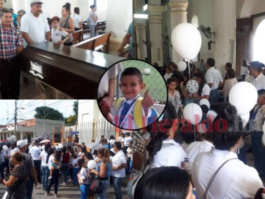 FOTOS: Doloroso entierro de nieto del exdiputado Carlos Interiano que murió de dengue grave