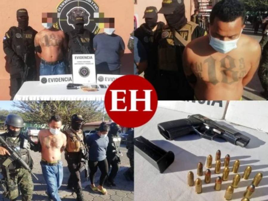 Así fue la captura de 'El Terror' y 'La Gorda', peligrosos miembros de la pandilla 18