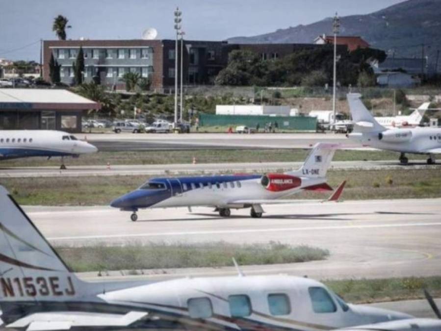 El cómodo y exclusivo avión ambulancia que llevó a Cristiano Ronaldo a Turín