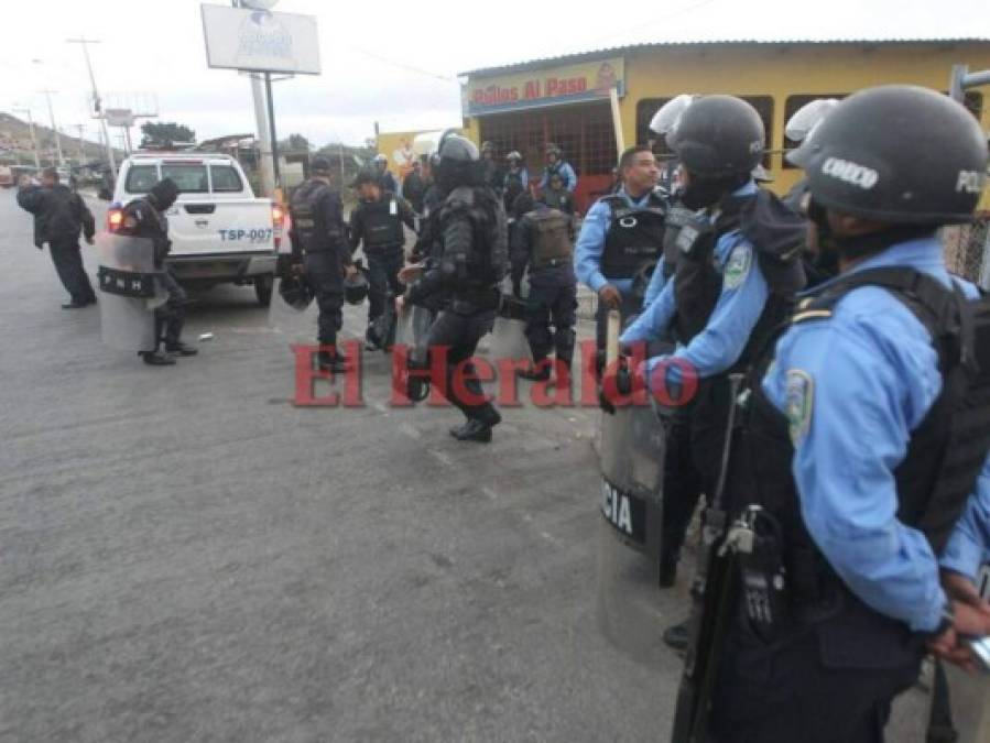 FOTOS: Tomas y desalojos en distintas carreteras de Honduras