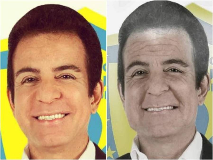 Los famosos de Honduras en la vejez, con canas y arrugas