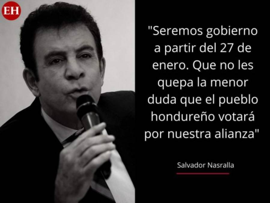 'Yo seré el primer designado presidencial de la fórmula de Xiomara': frases de Nasralla