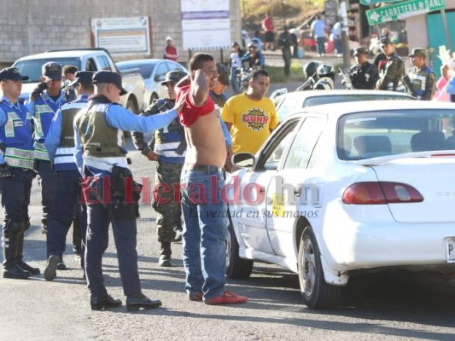 FOTOS: Operativos en la capital para controlar circulación en cuarentena