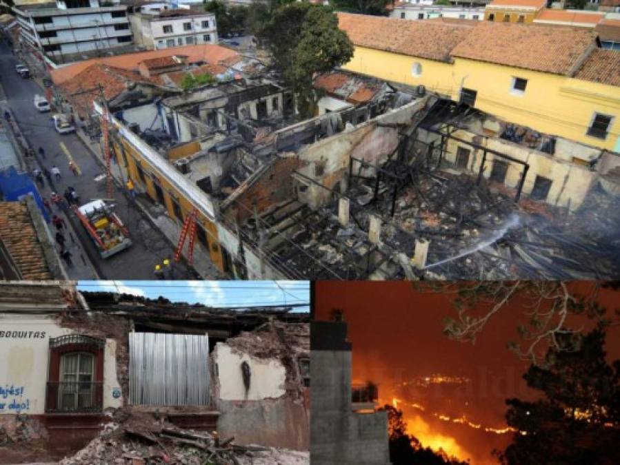Los desastres que sufrió el patrimonio hondureño en 2017 (FOTOS)