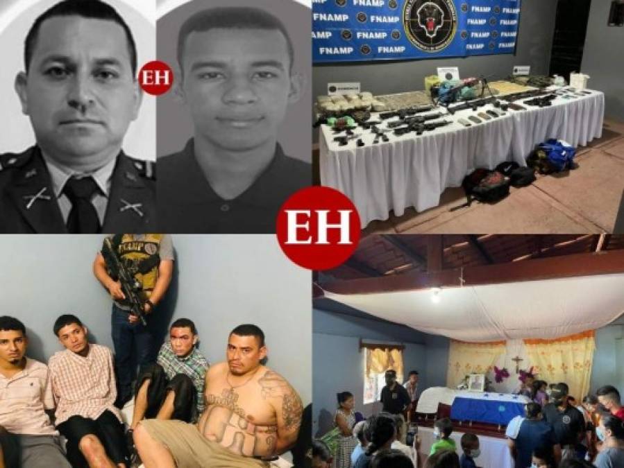 Los rostros de los supuestos pandilleros que mataron a los agentes de la FNAMP (Fotos)