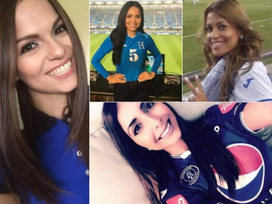 FOTOS: Las cinco bellas hondureñas apasionadas por el fútbol nacional