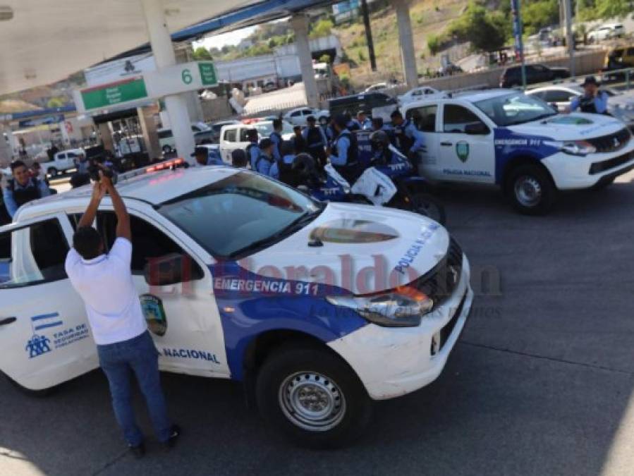 FOTOS: Así fue la salida de Motagua a Comayagua, con resguardo policial