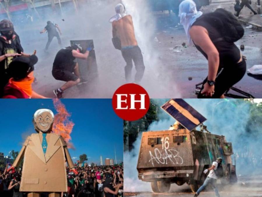 FOTOS: No paran las protestas en Chile, entre la incertidumbre y convulsión