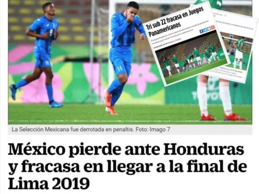 Honduras deja sin oro a México: Medios lloran la derrota del Tri