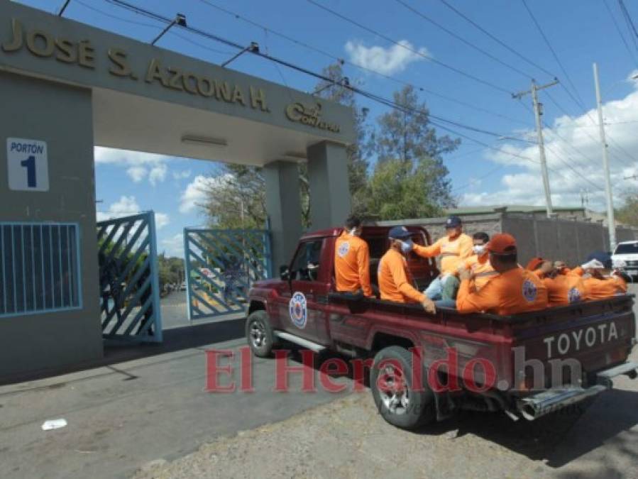 FOTOS: Hondureños que llegan al país pasarán cuarentena en la Villa Olímpica