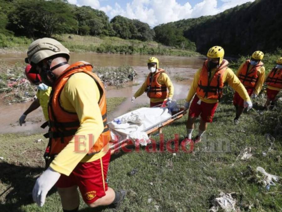 Desgarradoras imágenes del hallazgo de niño ahogado en el río Choluteca