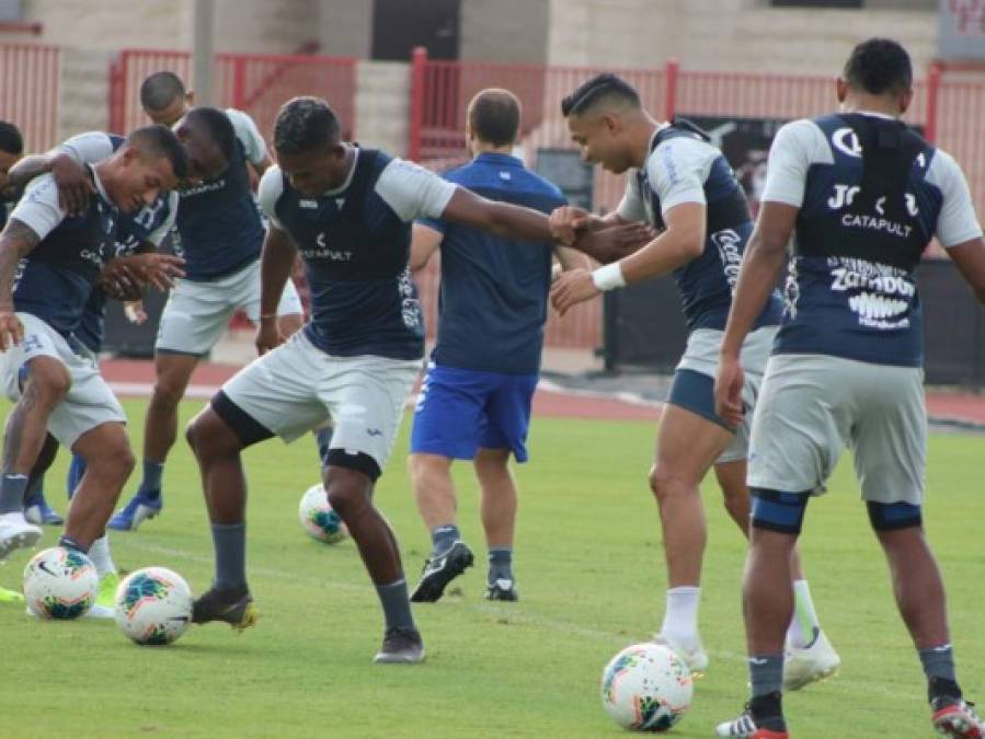 FOTOS: Así fue el duro entreno de la Selección de Honduras previo al duelo contra Curacao