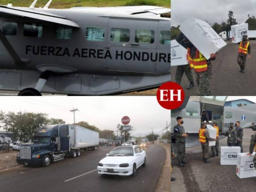 Elecciones 2021: Avanza traslado de maletas electorales vía aérea y terrestre (FOTOS)