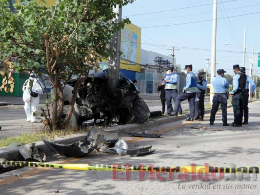 Lo que se sabe del fatal accidente donde murió escolta del expresidente Lobo Sosa   