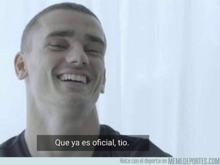 Con graciosos memes, usuarios destrozan a Griezmann tras confirmarse su fichaje al Barcelona