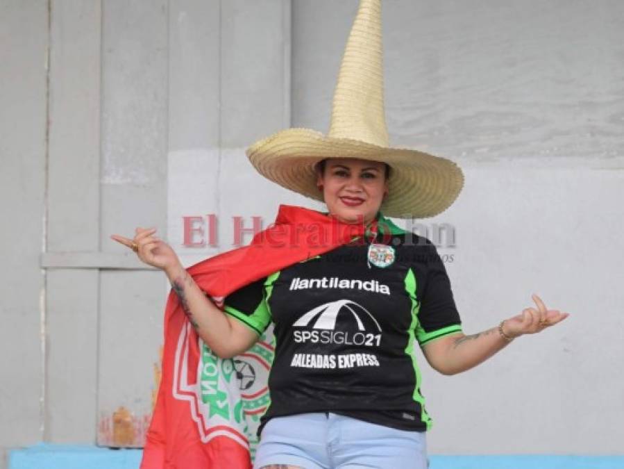 Las mejores imágenes del partido entre Motagua y Marathón