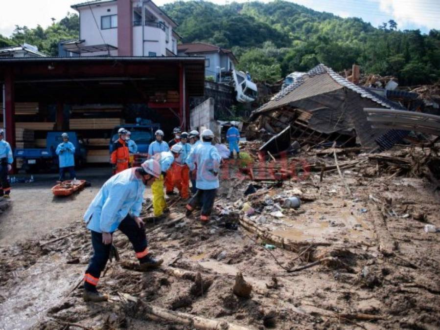 Así quedó Japón tras la devastación por las lluvias que azotaron el país