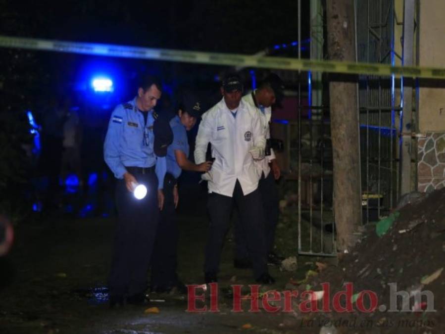 FOTOS: Horrenda escena de masacre que dejó cuatro muertos en la Sandoval Sorto