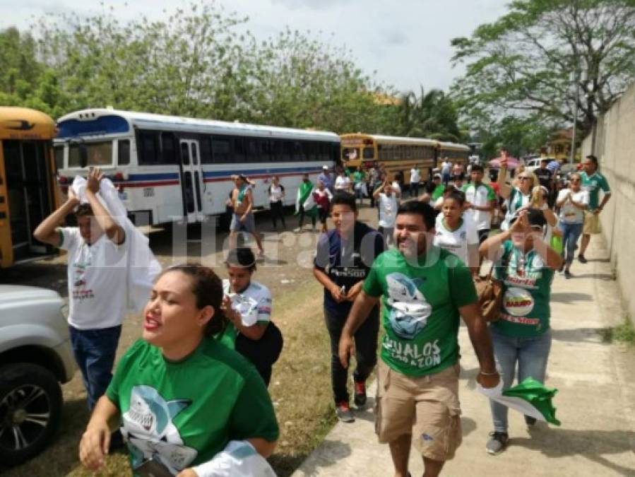 Ambiente en Tocoa ante el duelo Real Sociedad vs Platense por el descenso de la Liga