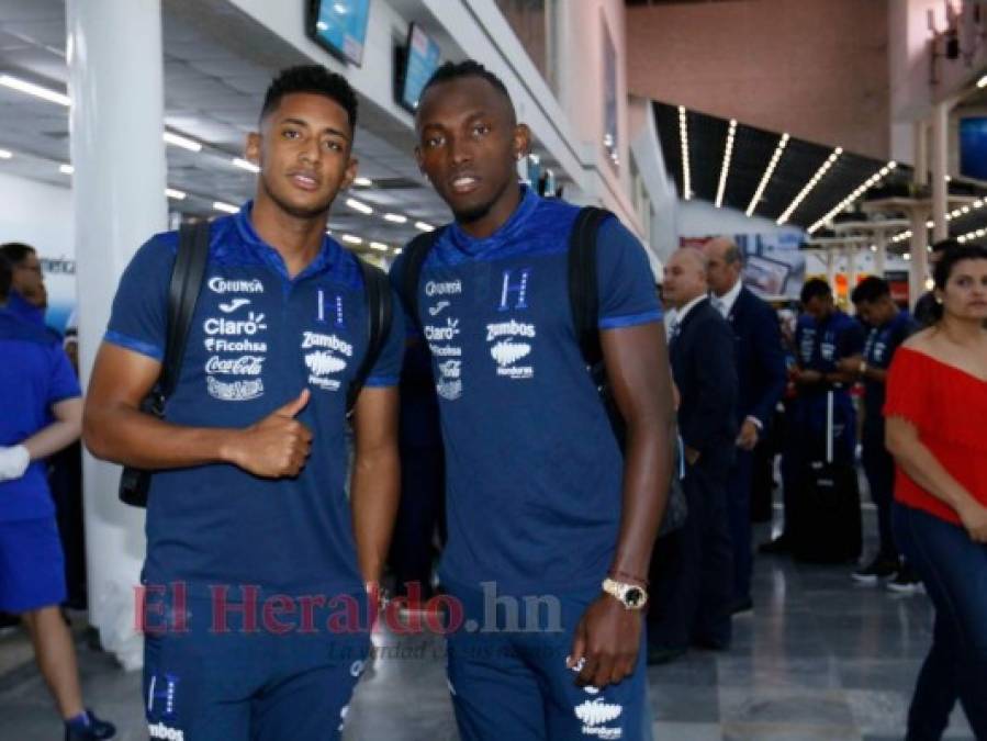 Selección de Honduras partió a Miami para jugar la Copa Oro