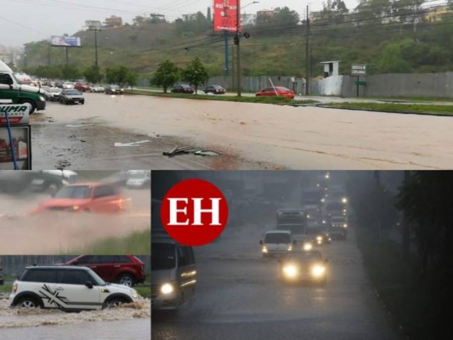 FOTOS: Los estragos que causó el fuerte aguacero este martes en la capital