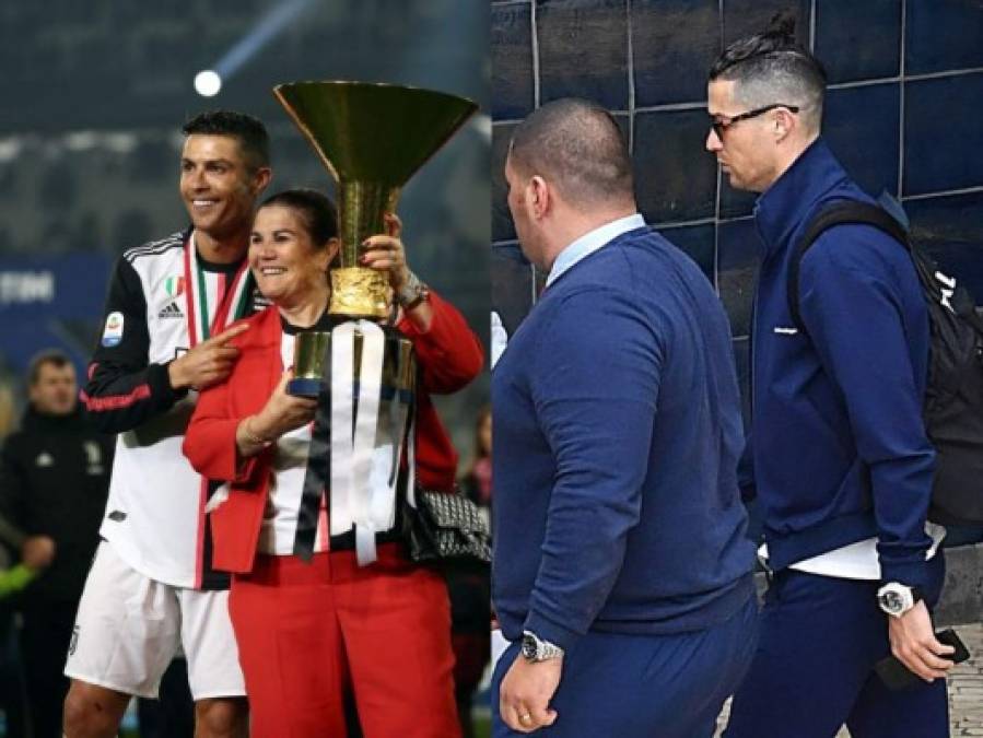 FOTOS: Cristiano Ronaldo permanece junto a su madre tras hospitalización