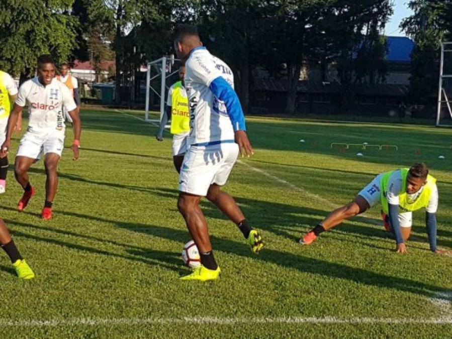 Así se prepara la selección de fútbol de Honduras en Temuco, previo al duelo ante Chile