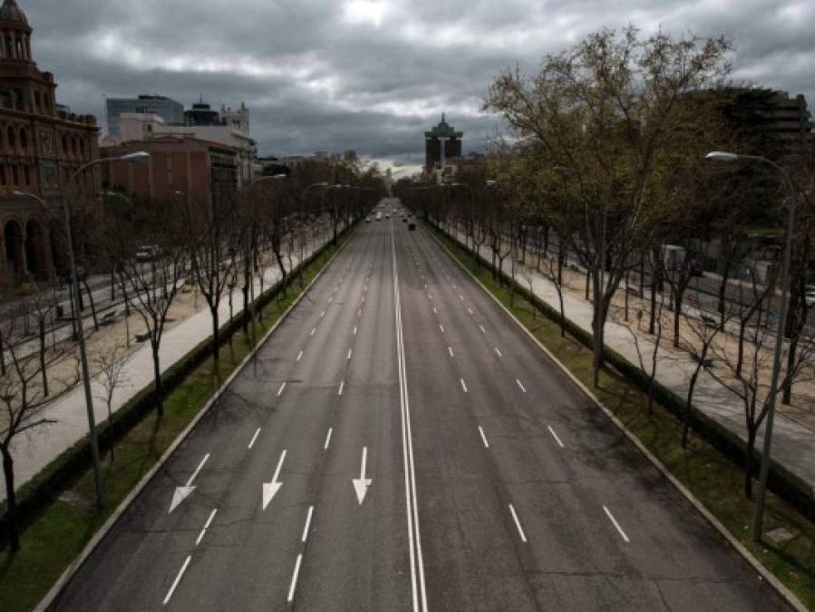 FOTOS: Calles desoladas y más de 114 mil infectados por coronavirus en España