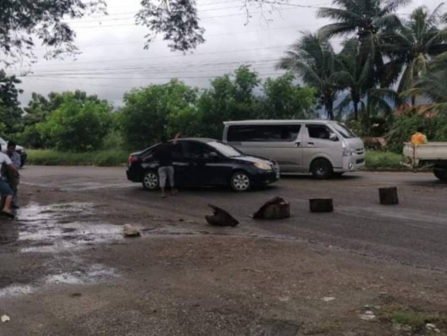 FOTOS: Lo que no se vio del violento desalojo en bordos de río Blanco, San Pedro Sula