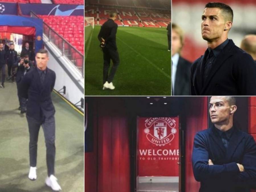 Así fue la reacción de Cristiano Ronaldo tras volver al Old Trafford del Manchester United