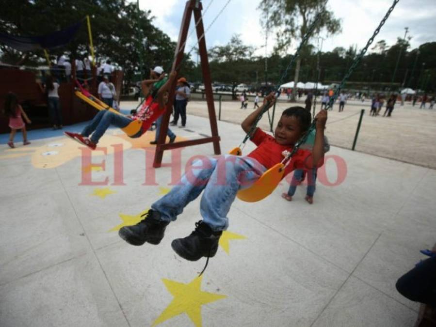 FOTOS: Así es el megaparque Campo Parada Marte inaugurado en la capital de Honduras