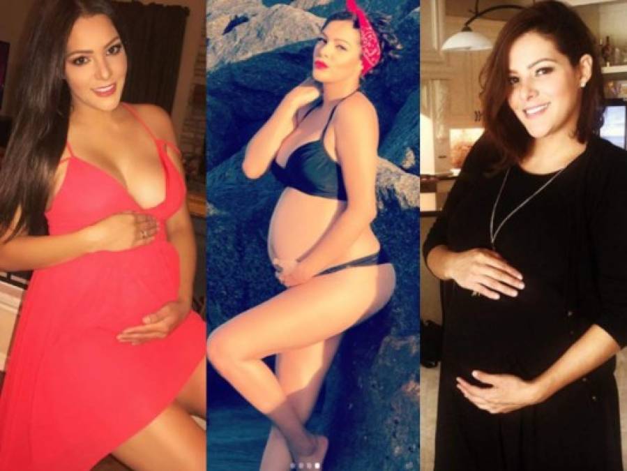 Las fotos más tiernas de la hondureña Nathalia Casco embarazada