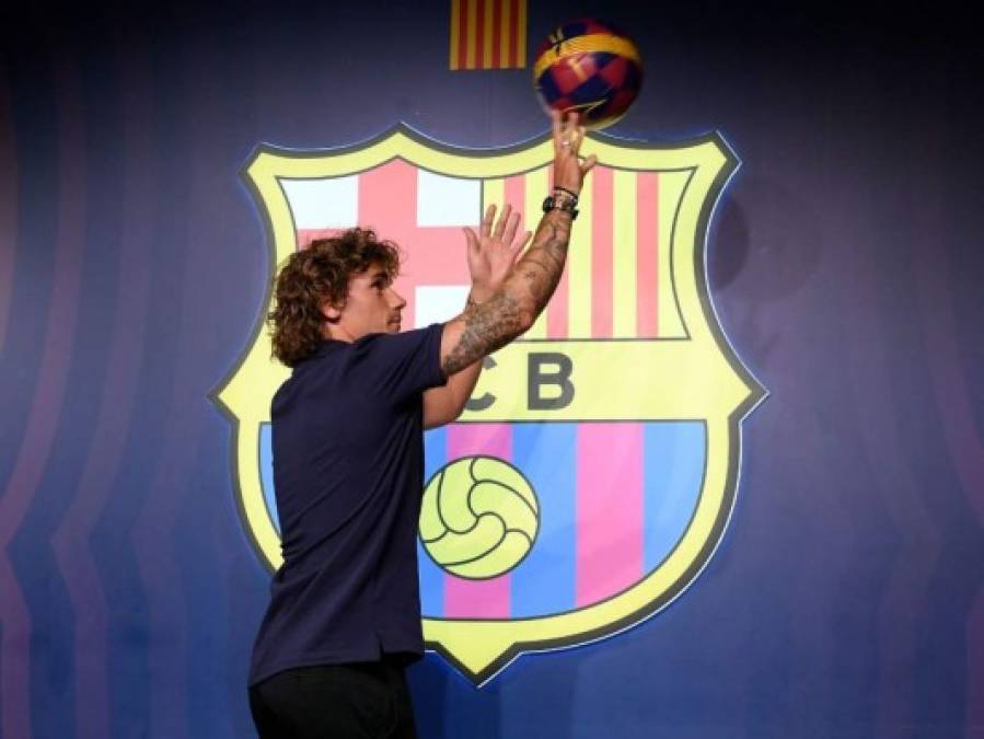 FOTOS: Así fue la presentación de Antoine Griezmann con el Barcelona