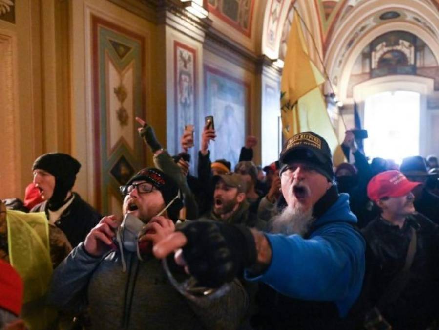 Las imágenes más impactantes de la turba pro-Trump en el Capitolio