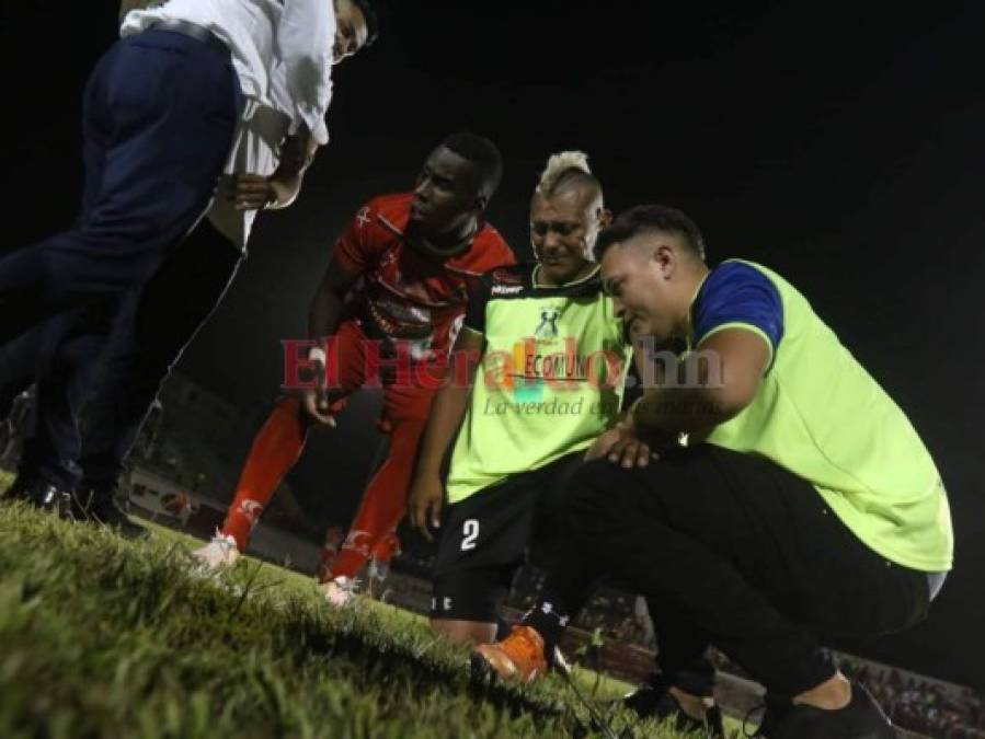 FOTOS: Tristeza, lágrimas y dolor en los jugadores del Olancho FC tras perder la final de la Liga de Ascenso ante Real Sociedad