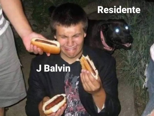Avalancha de memes contra J Balvin tras mensaje de Residente por los Grammy