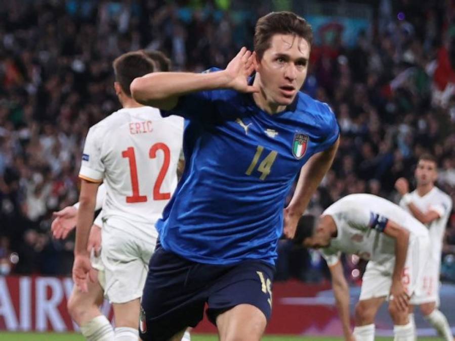 Las mejores imágenes de la clasificación de Italia a la final de la Eurocopa