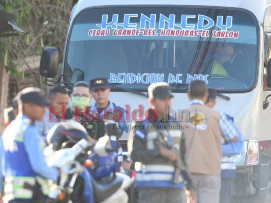 FOTOS: Operativos en la capital para controlar circulación en cuarentena