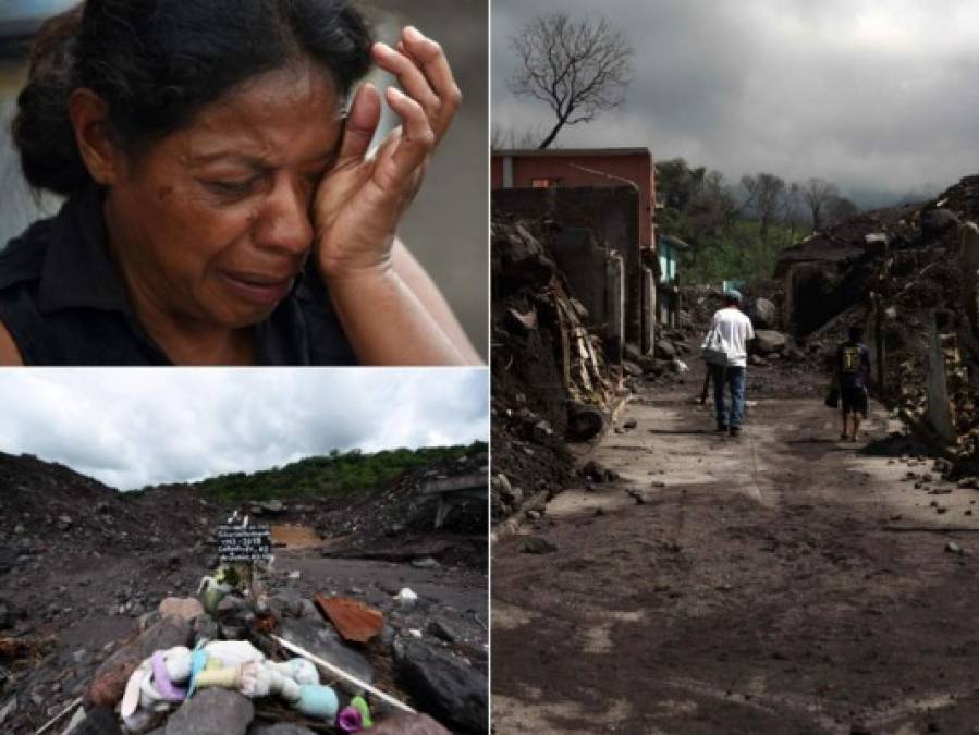 Ruinas, dolor y soledad, las imágenes de Guatemala a un año del volcán de Fuego