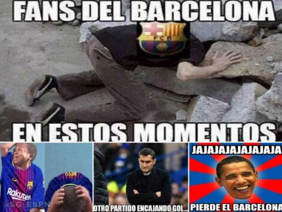 Barcelona humillado y eliminado de la Champions League: aquí los mejores memes