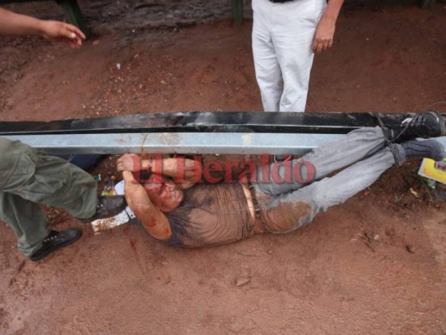 Así fue 'castigado' un presunto ladrón por enardecidos capitalinos