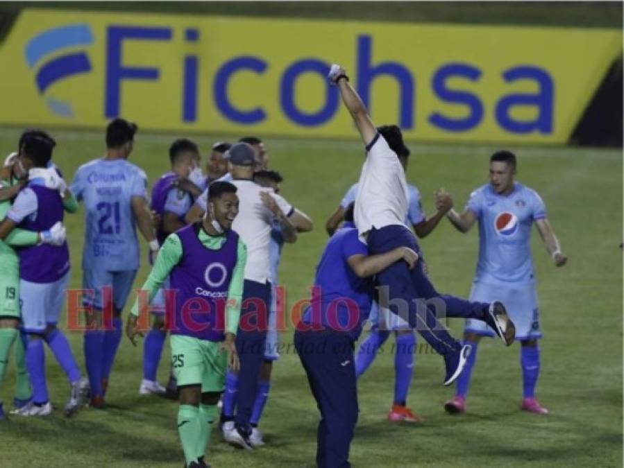 Euforia azul y desilusión aurinegra: las imágenes que dejó la clasificación del Motagua a la final