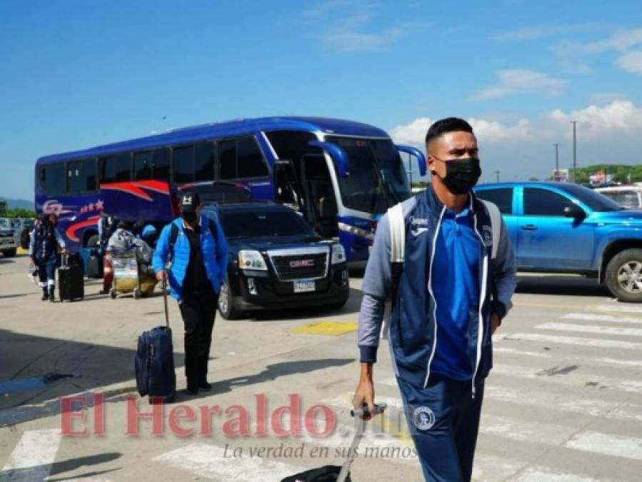 Motagua viajó este lunes a Canadá con la mira puesta en el Forge FC (Fotos)