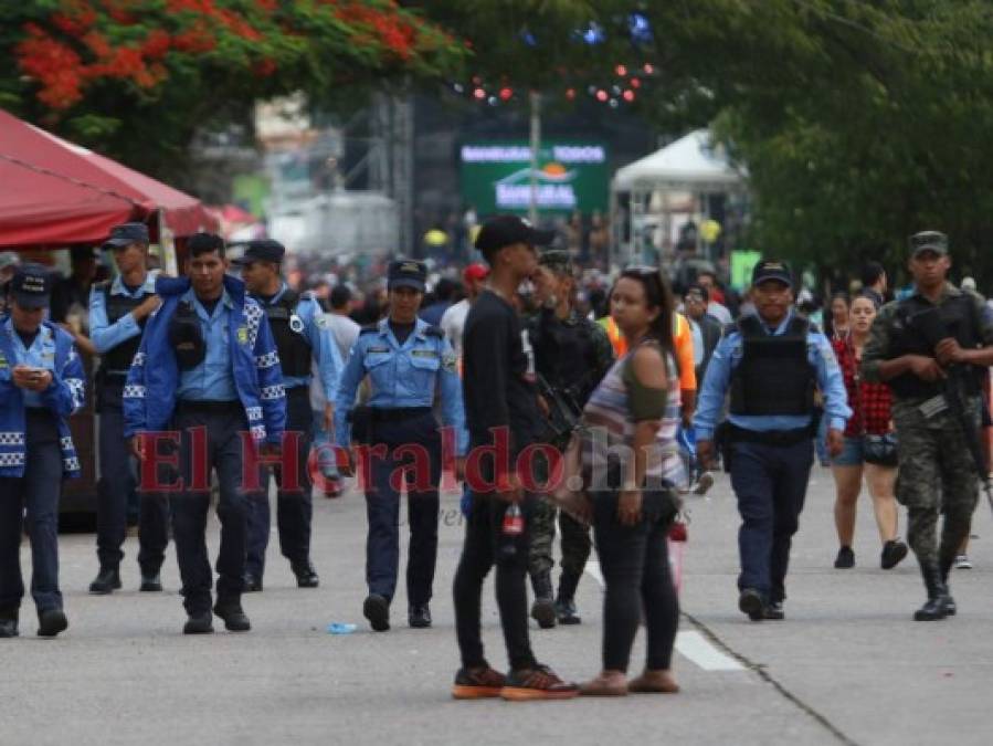 FOTOS: Lo que no se vio en la celebración del 441 aniversario de Tegucigalpa