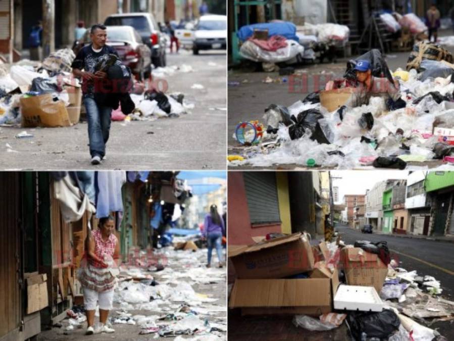 FOTOS: Mercados de Comayagüela amanecen inundados de basura en Navidad, después del 24 de diciembre