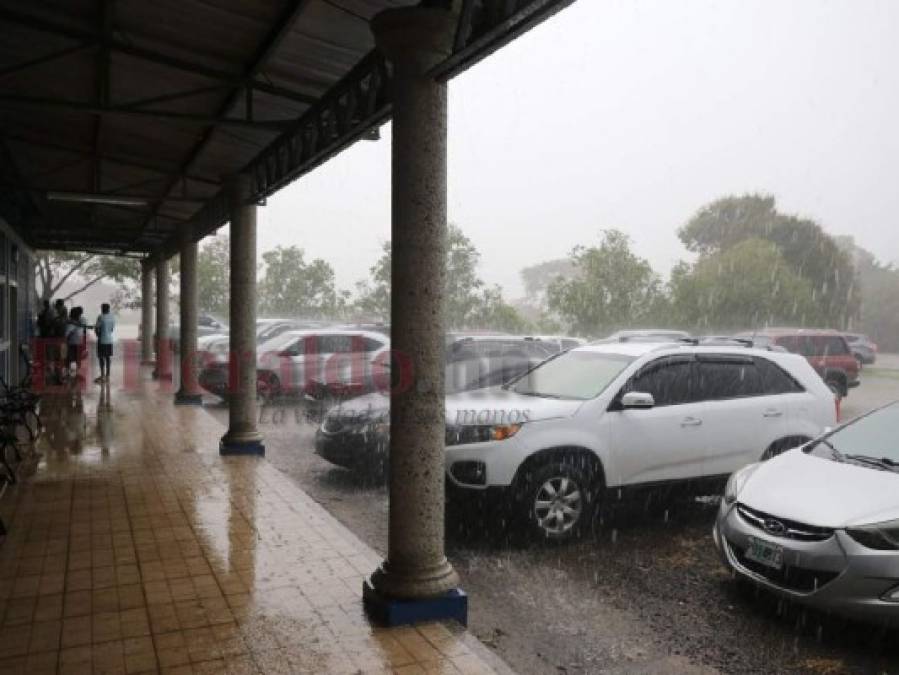 FOTOS: Fuerte lluvia impide entreno de Motagua en Amarateca