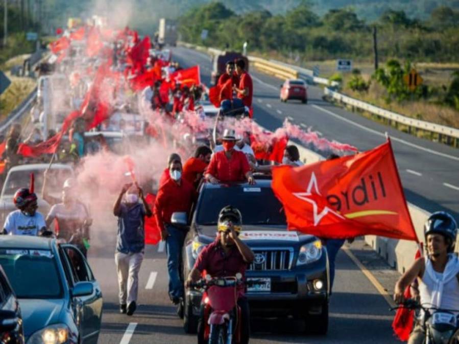 Xiomara Castro de Zelaya realiza caravana en Cortés (Fotos)