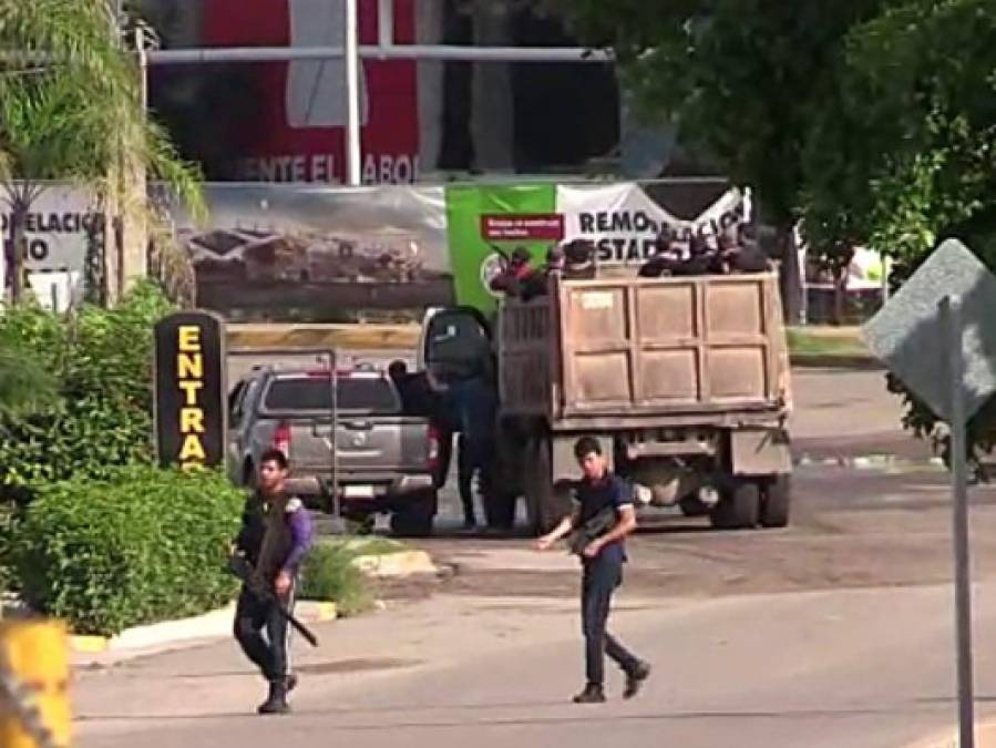 Las fotos más impactantes de las balaceras en Culiacán por captura del hijo de 'El Chapo'